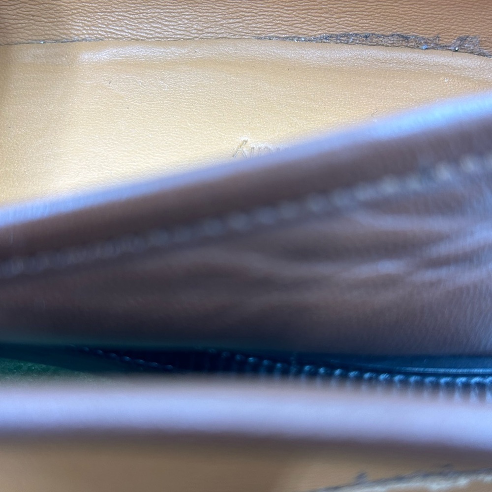 Men's Gucci 1953 Leather horse bit loafers size 11.5 fits 12.5 US made in Italy - Picture 11 of 11